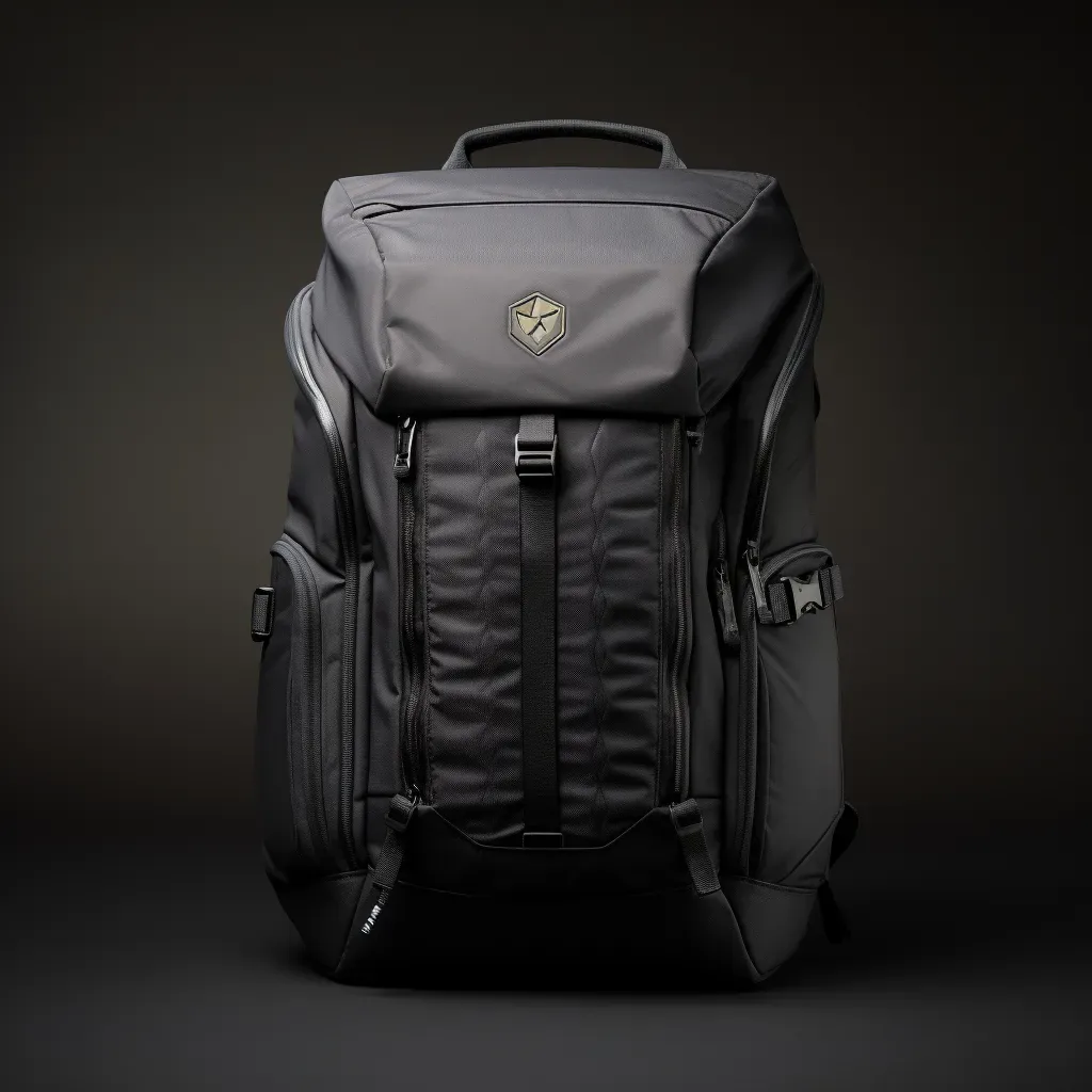 Custom carry-on bag interior with compression panels, laptop sleeve, and organized compartments